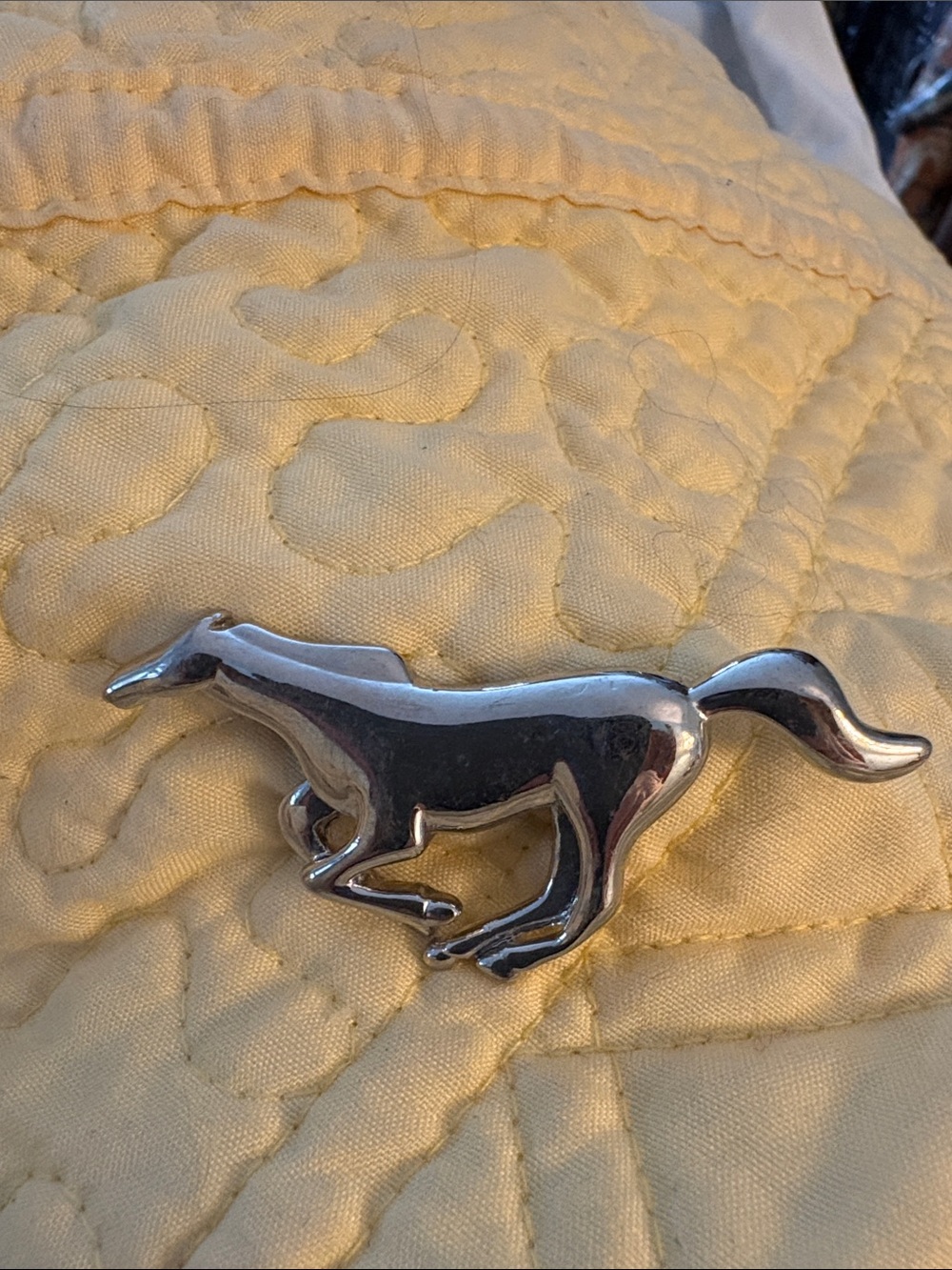Liz Claiborne Silver Horse Brooch